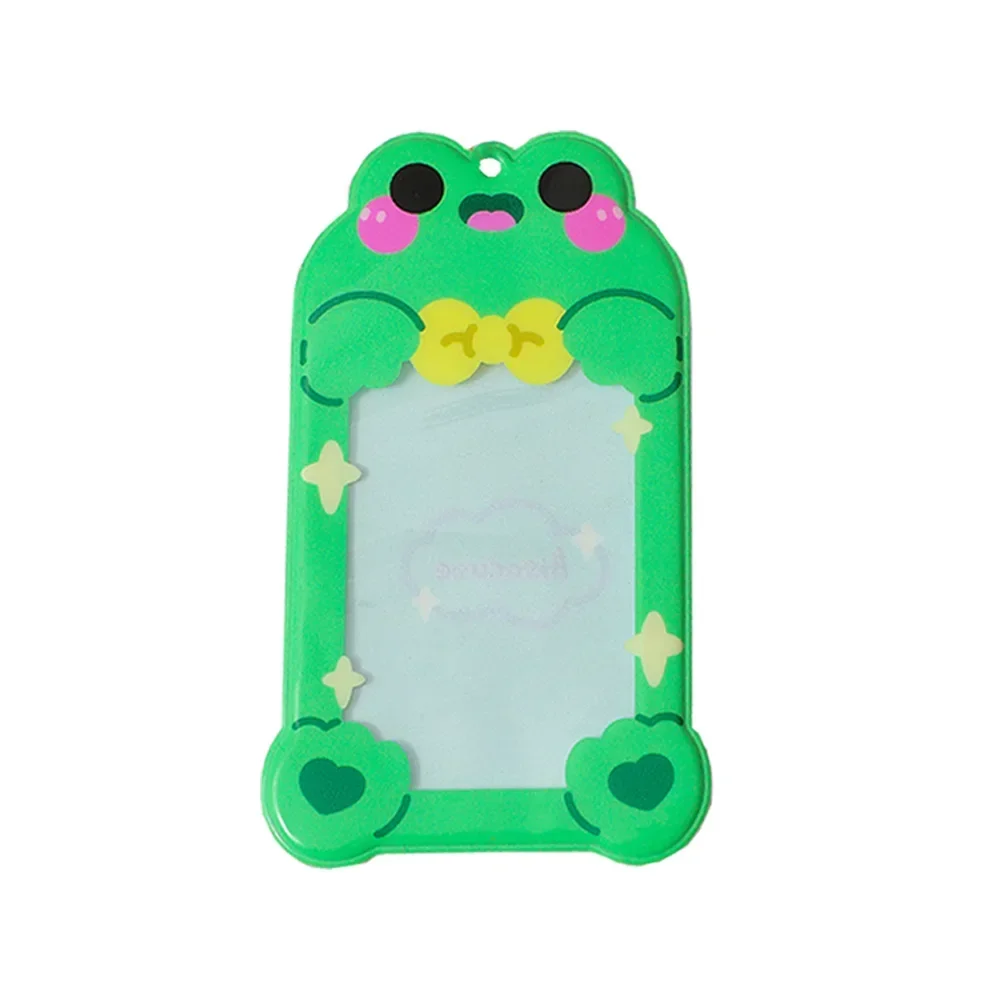 1pc Summer Photocard Holder Transparent Card Case Student Campus Card Access Bag Picture Frame  Photo Frame