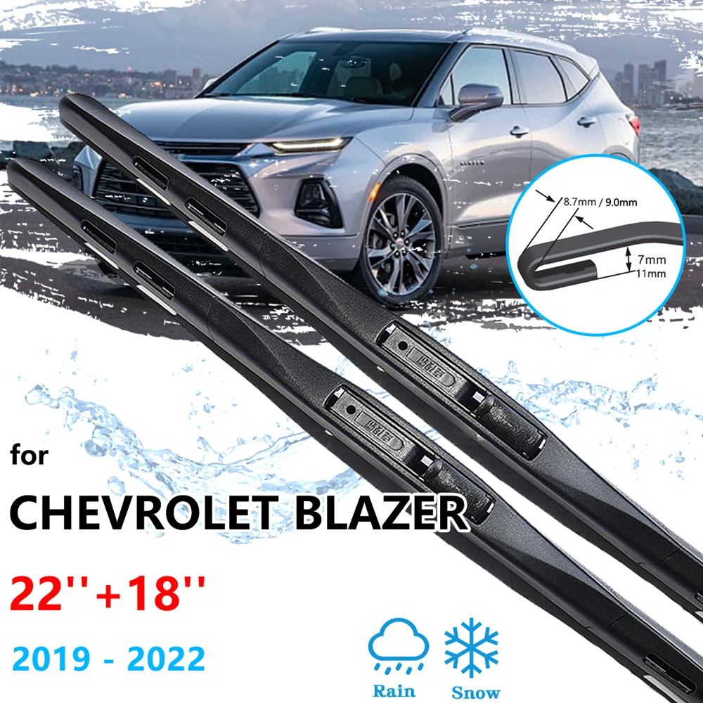 2xForChevroletBlazer2019202020212022FrontWiperBladesBrushes