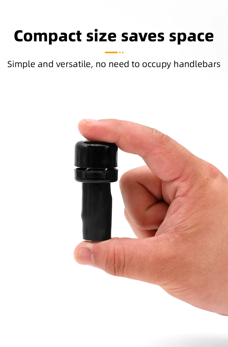 Rennradklingel, Lenker, blockierte Glocke, gebogener Lenker, blockierte Hörner, Warnglocke, Reitbar, Endglocke, Fahrradzubehör – Detail 6