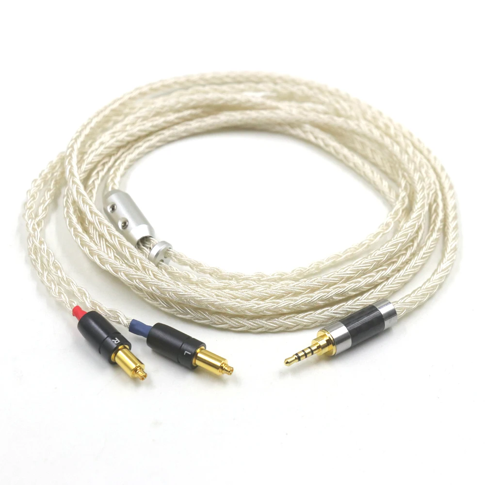 

High Quality UPOCC 2.5mm 4.4mm XLR 3.5mm 16 Core Silver Plated Earphone Cable For SRH1540 SRH1840 SRH1440