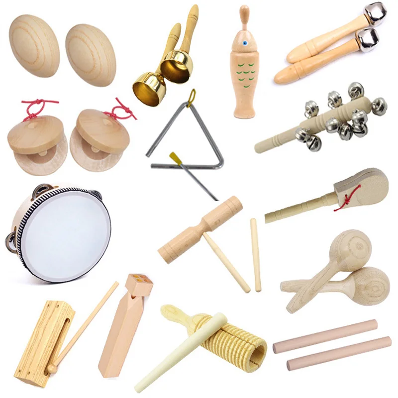 Musical Instrument Musical Instruments For Baby 1 2 3 Years Montessori Baby Wooden Toys Child Game Interactive Music Toys Educational