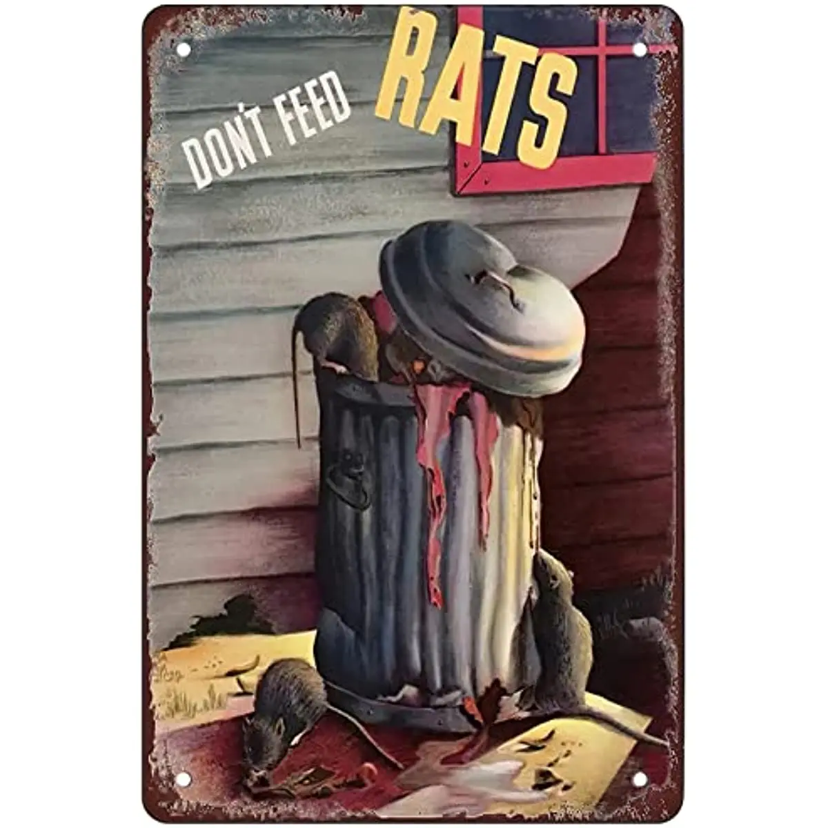 dont-feed-rats-ww2-propaganda-Vintage-Metal-Tin-Signs-beverage-wall-art ...