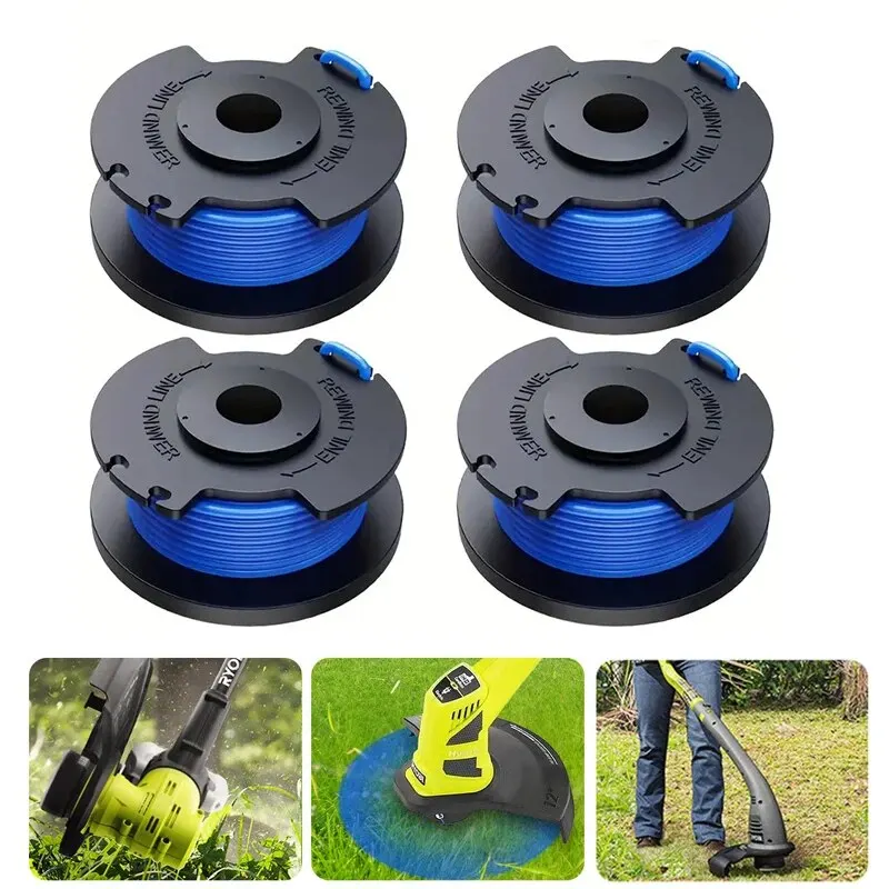 Lawn Mower Accessory 4 Pieces 1.65mm Universal Nylon Rope for Tying Grass