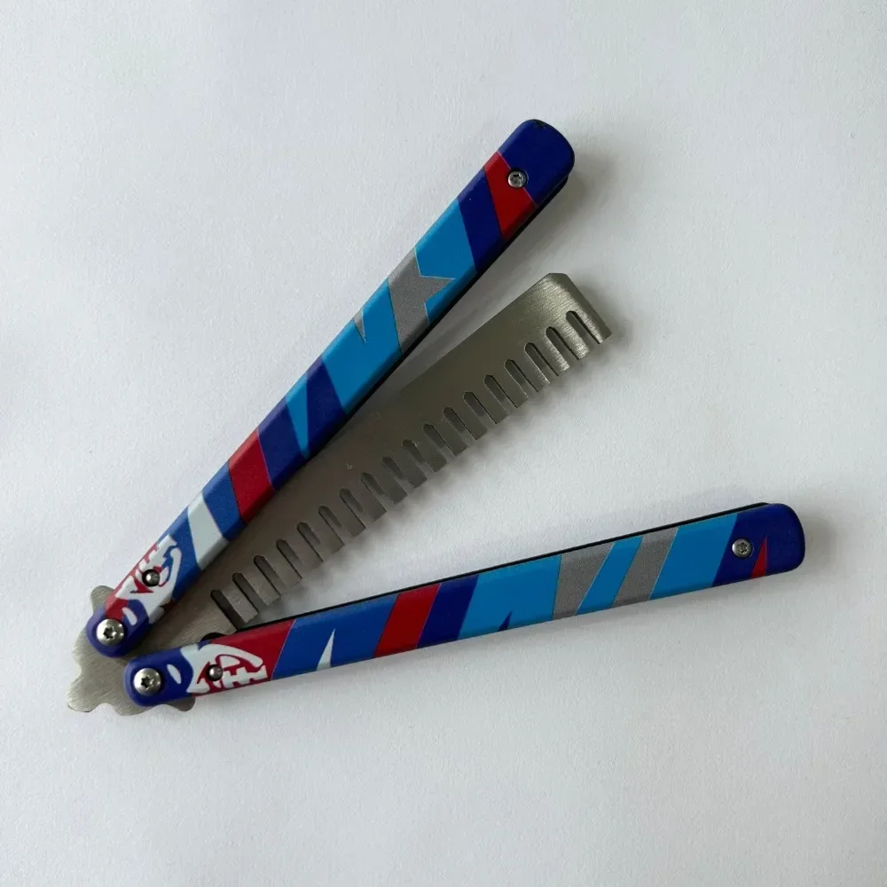 Valorant Weapon Melee Butterfly Comb Train Model Toys 23cm Metal Samurai Sword Gifts for Boys