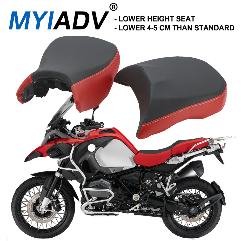 

Motorcycle Lower Height Seat Pillion Cushion For BMW R1250GS GS1250 2018-2023 R1200GS GS1200 LC ADV 2013-2022 Saddle Seat Cover