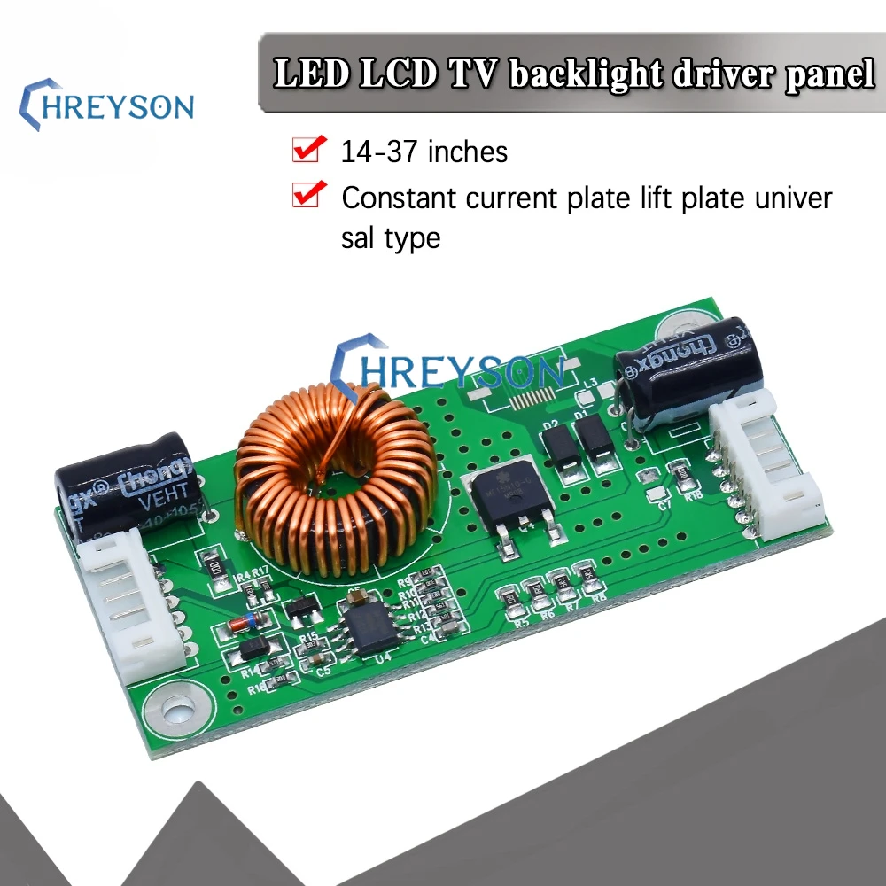 Led Lcd Universale Tv Retroilluminazione Corrente Costante Retroilluminazione Scheda Driver Boost Modulo Step Up Da 10.8-24V A 15-80V 14-37 Pollici