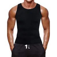 Corset amincissant enduit de glaçage argenté pour homme, vêtements de survêtement pour homme, compression, réduction de la transpiration, sauna, entraîneur de taille pour Y, 1 pièce 4