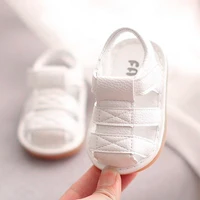 Baby Girls Boys First Walking Shoes Flats Adjustable PU Leather Anti-Slip Soft Rubber Sole Shoes Infant Girls Boys Outdoor Baby 4