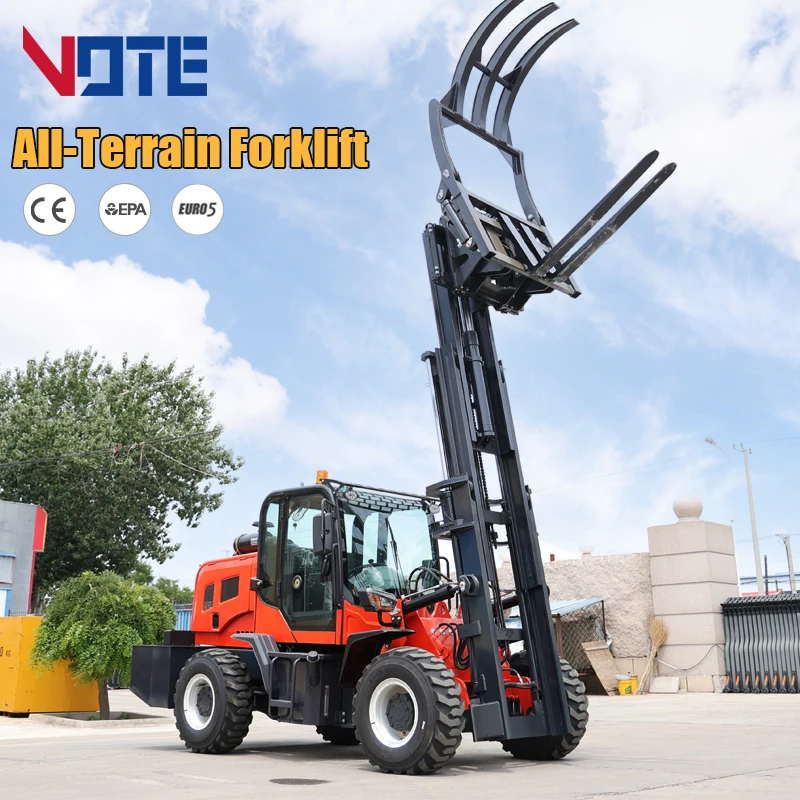 High Quality Rough Terrain Forklift 3.5 Ton Fast Delivery New Diesel Forklifts Factory Directly Sale Off-road Forklifts - Image 3