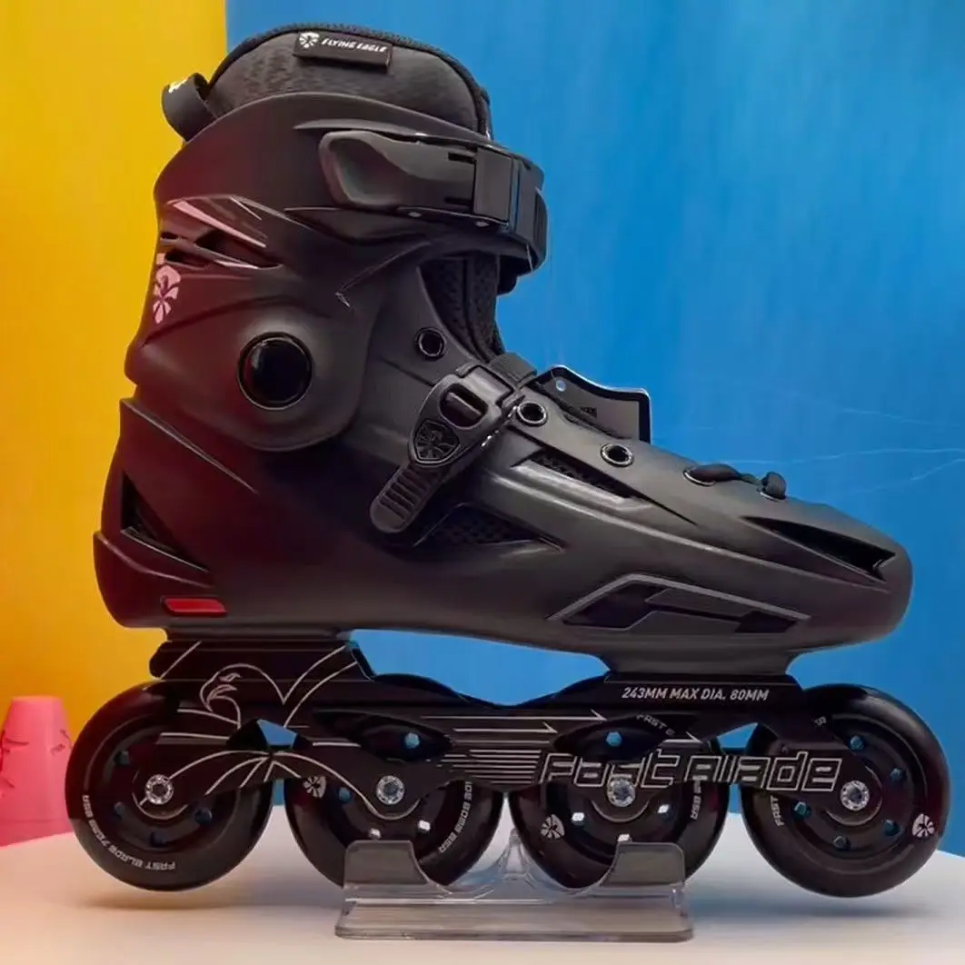 Inline Roller Skates Shoes Patines, Wheels, Slalom Sliding