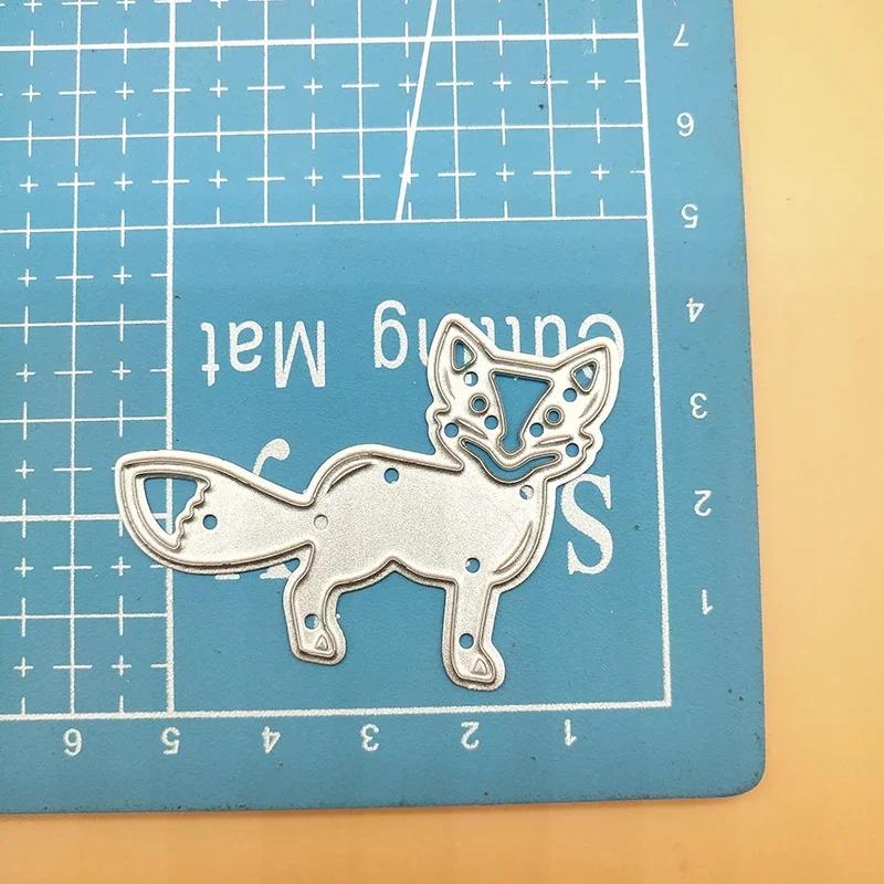Cute Fox Animal Metal Cutting Dies Cutter Knife Mold For Card Making Clear Stamp Scrapbooking Paper Cards
