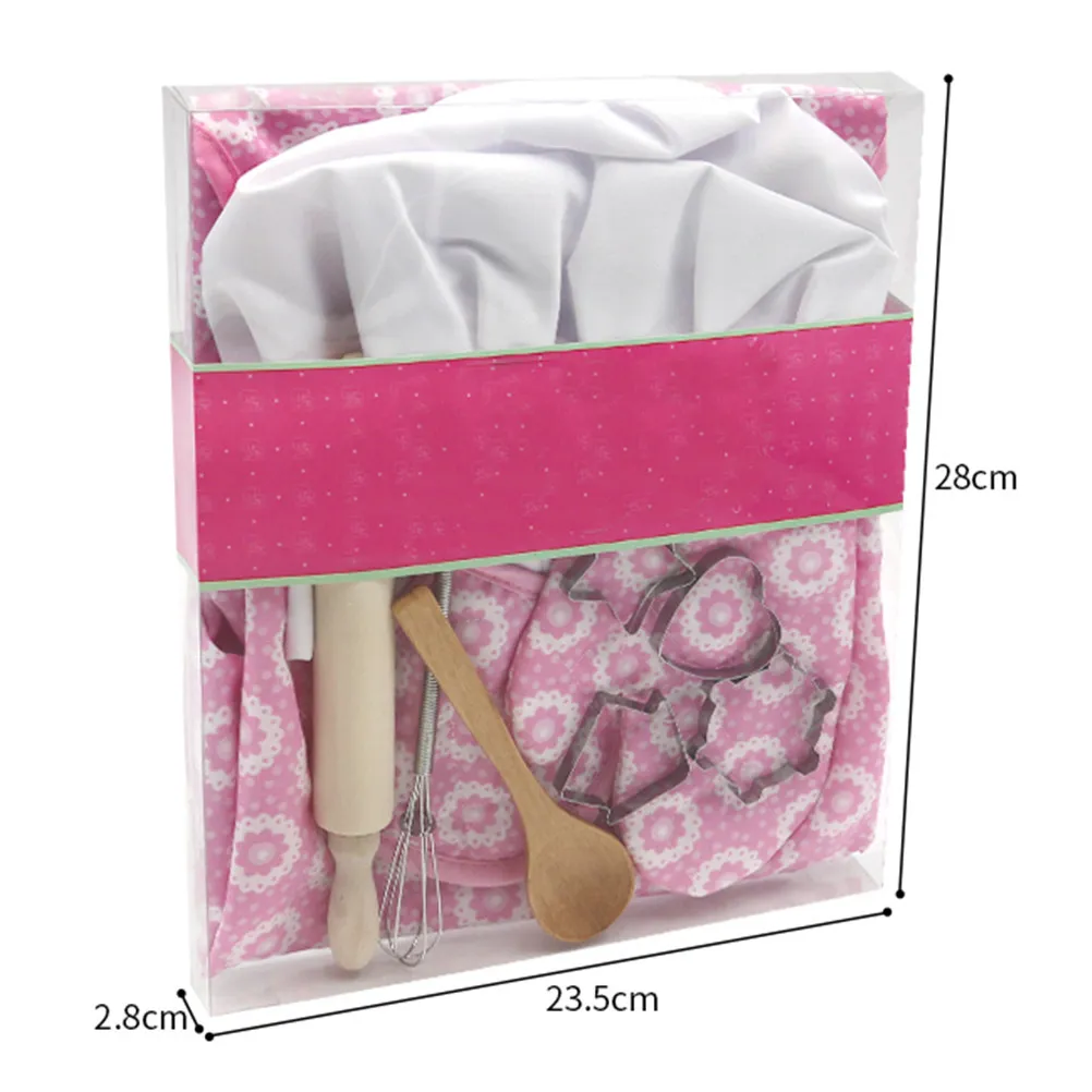 11종 주방용품 세트 어린이 셰프 코스프레 의상 역할놀이 세트 어린이 소꿉놀이 교육용 역할놀이 주방