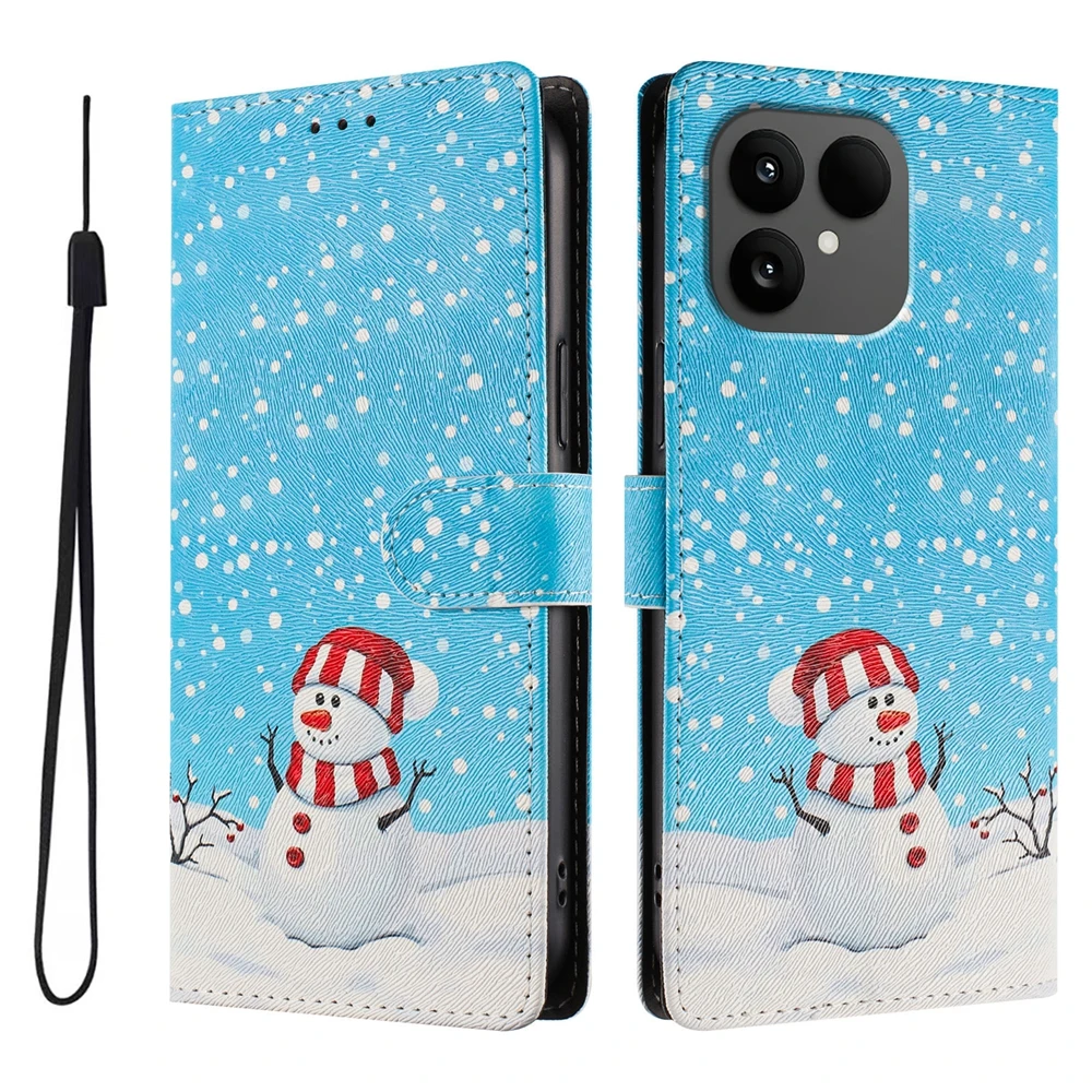 Luxury Flip Leather Wallet Phone Case - Christmas Edition