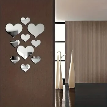 3D Love Hearts Wall Sticker 4
