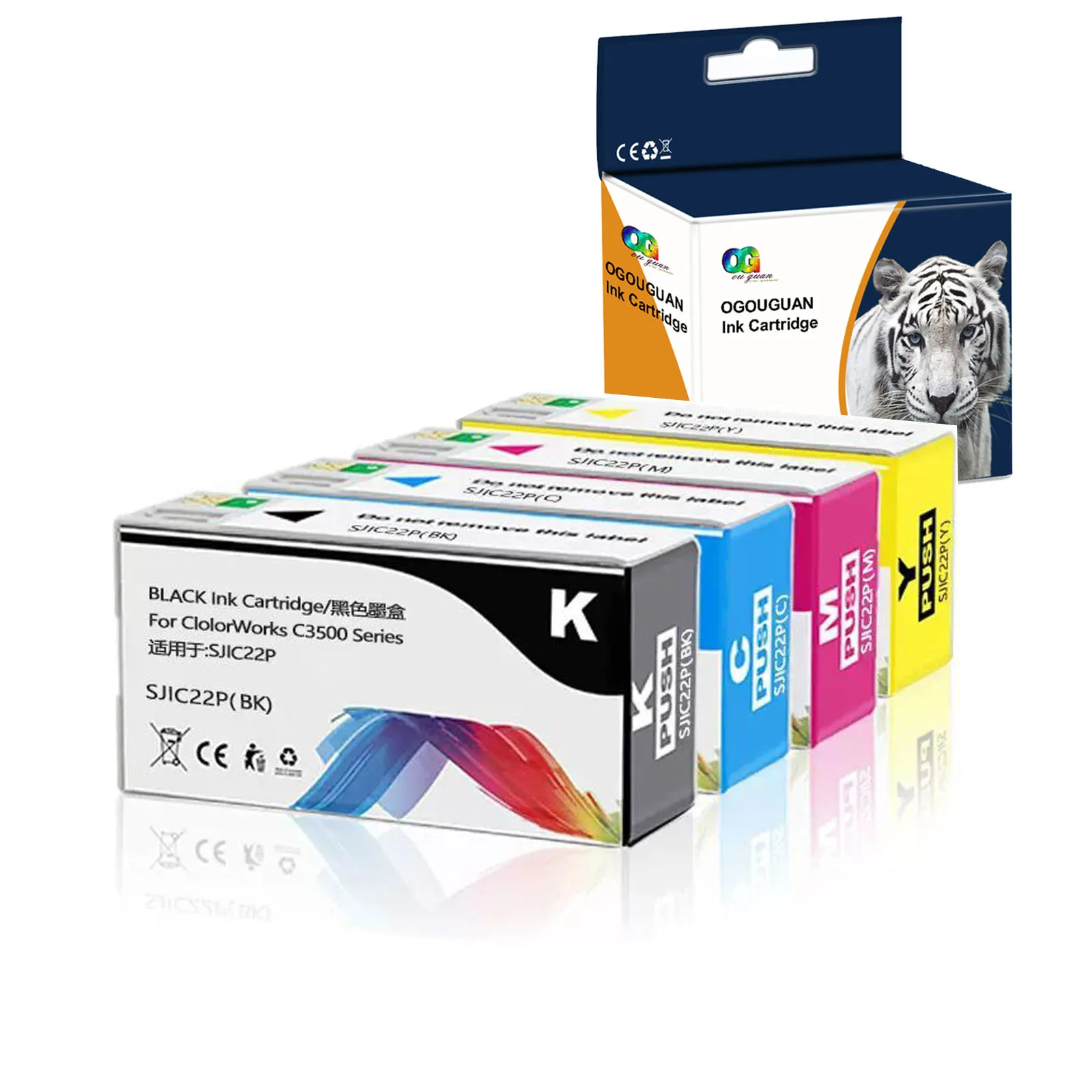 

Полностью совместимый чернильный картридж SJIC22P для Epson TM-C3500 Printer