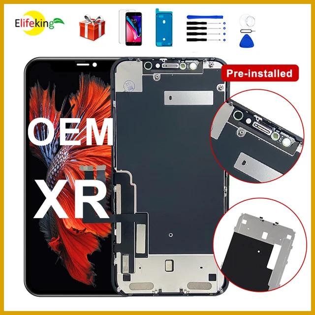Original Pantalla for iphone XR LCD Display Touch Screen Digitizer Assembly  for iPhone XR LCD Replacement - AliExpress