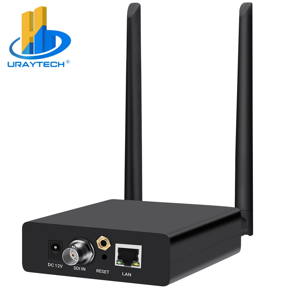 

URay HEVC H.265 H.264 SDI To RTMP Converter Wireless HD 3G SDI Live Broadcast Encoder WIFI