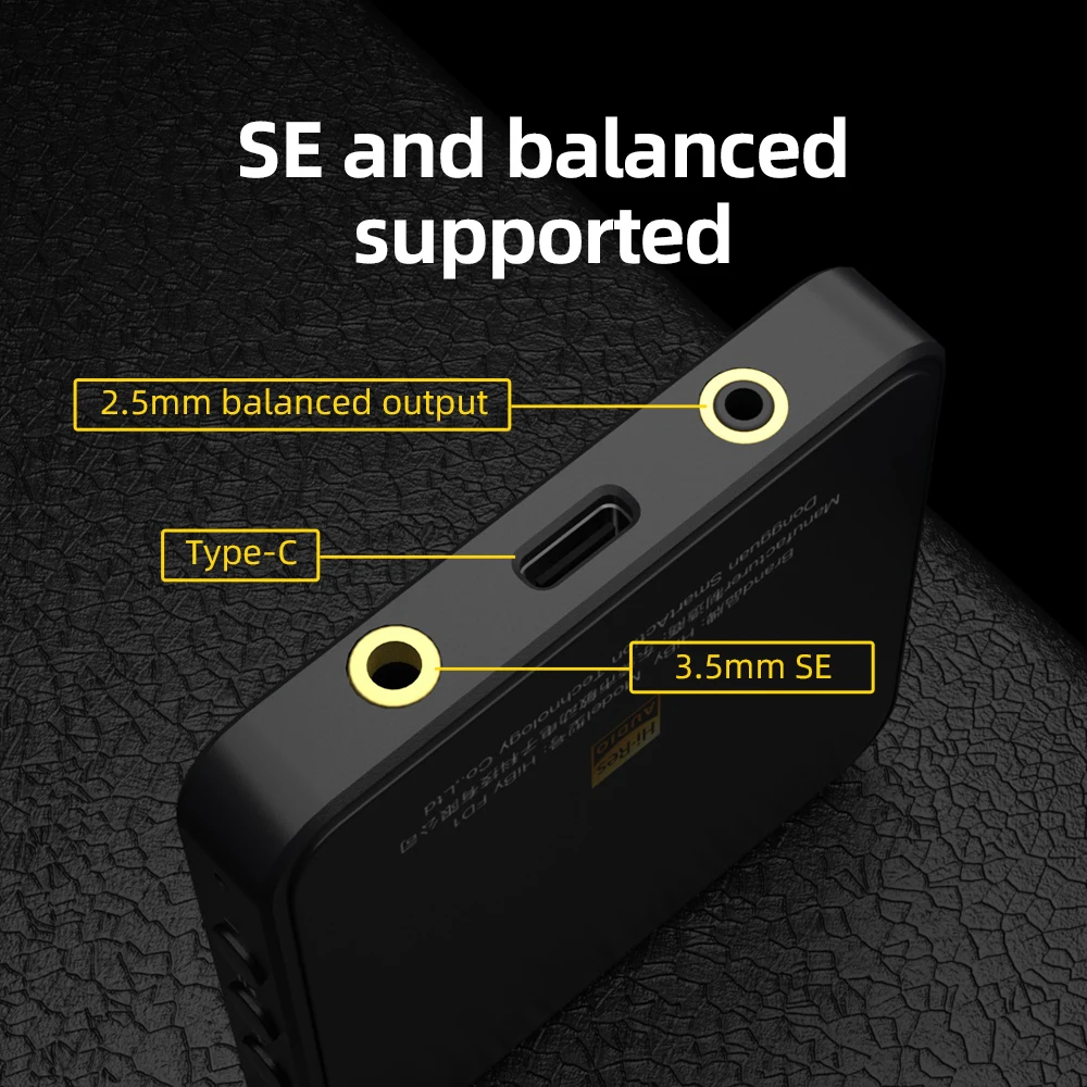 HiBy FD1 Type C USB DAC Headphone Amplifier Decoder HiFi Audio DSD128 MQA For Music Player MP3 Win10 Android iOS Mac Sound Card headphone amplifier audio decoder audio converter amplifier headphone audio decoder audio interface sound card
