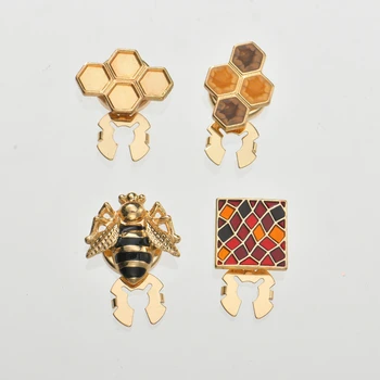 Gemelli a forma di ape, bottoni decorativi per uomo e donna, gioielli alla moda, accessori decorativi per camicie e maniche
