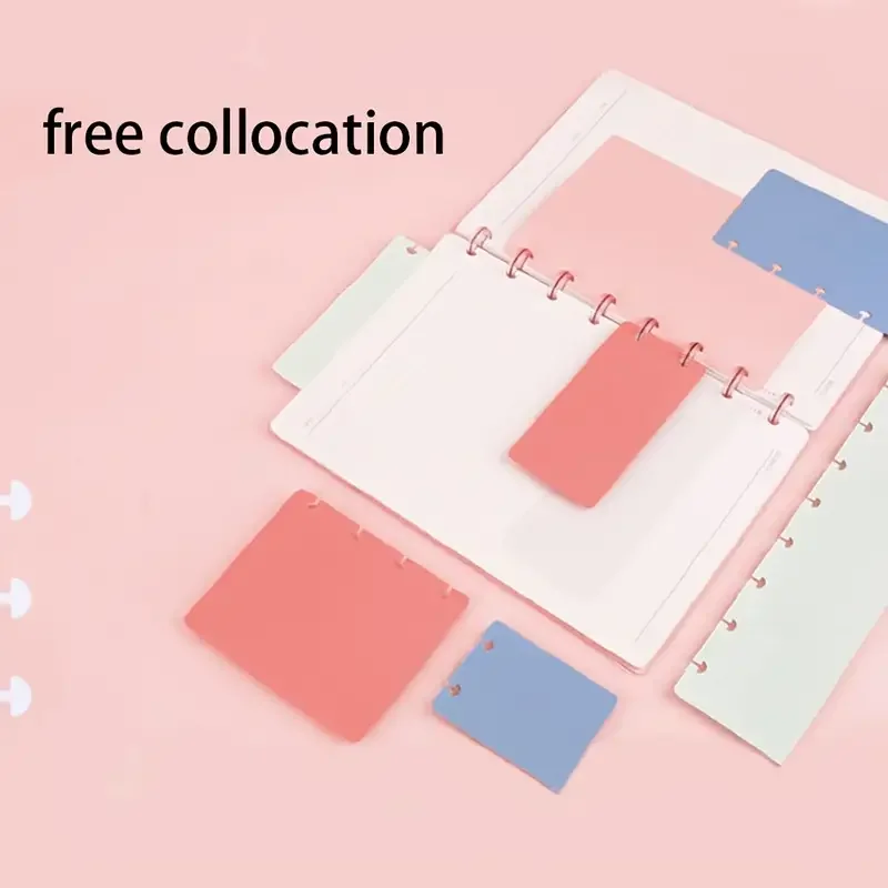 Hole Puncher KW-trio Portable Mushroom Hole Puncher Loose-leaf Disc Ring Binding Cutter T-type Paper Stationery Supplies