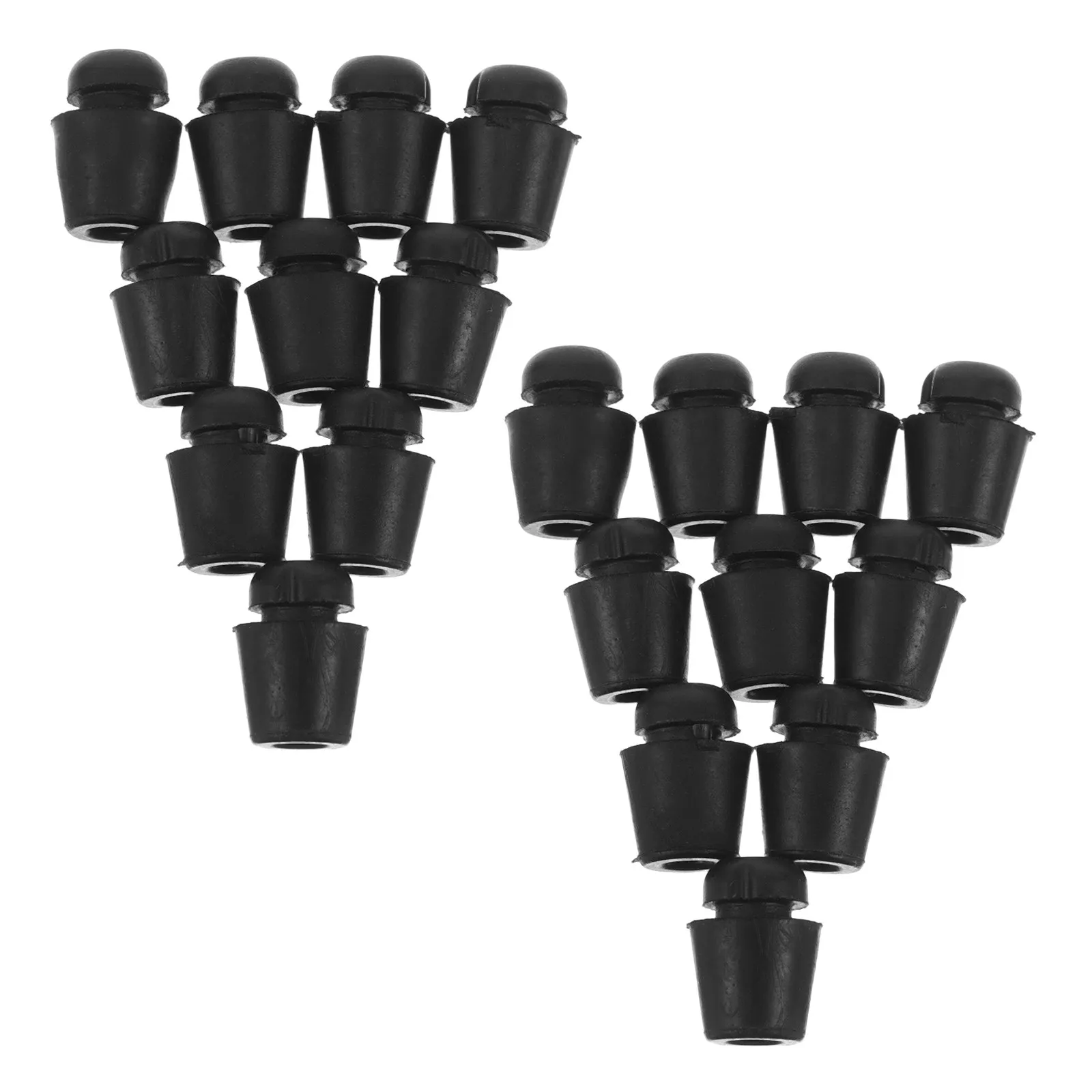 20Pcs 범용 고무 충격 흡수 버퍼 패드 자동차 도어 범퍼 충돌 방지 보호대 후드 트렁크 쿠션 소음 감소