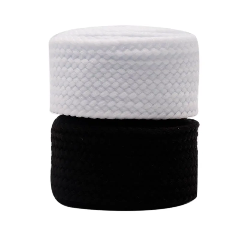 Coolstring Clothing 4CM Widest Lacet Black White Solid Colour Weaving Tape 1.575