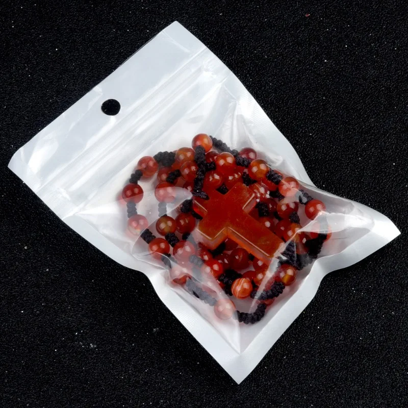 Collana Rosario Donna COAI Con Ametista Naturale E Croce In Acciaio – Catenina Rame 40+5cm