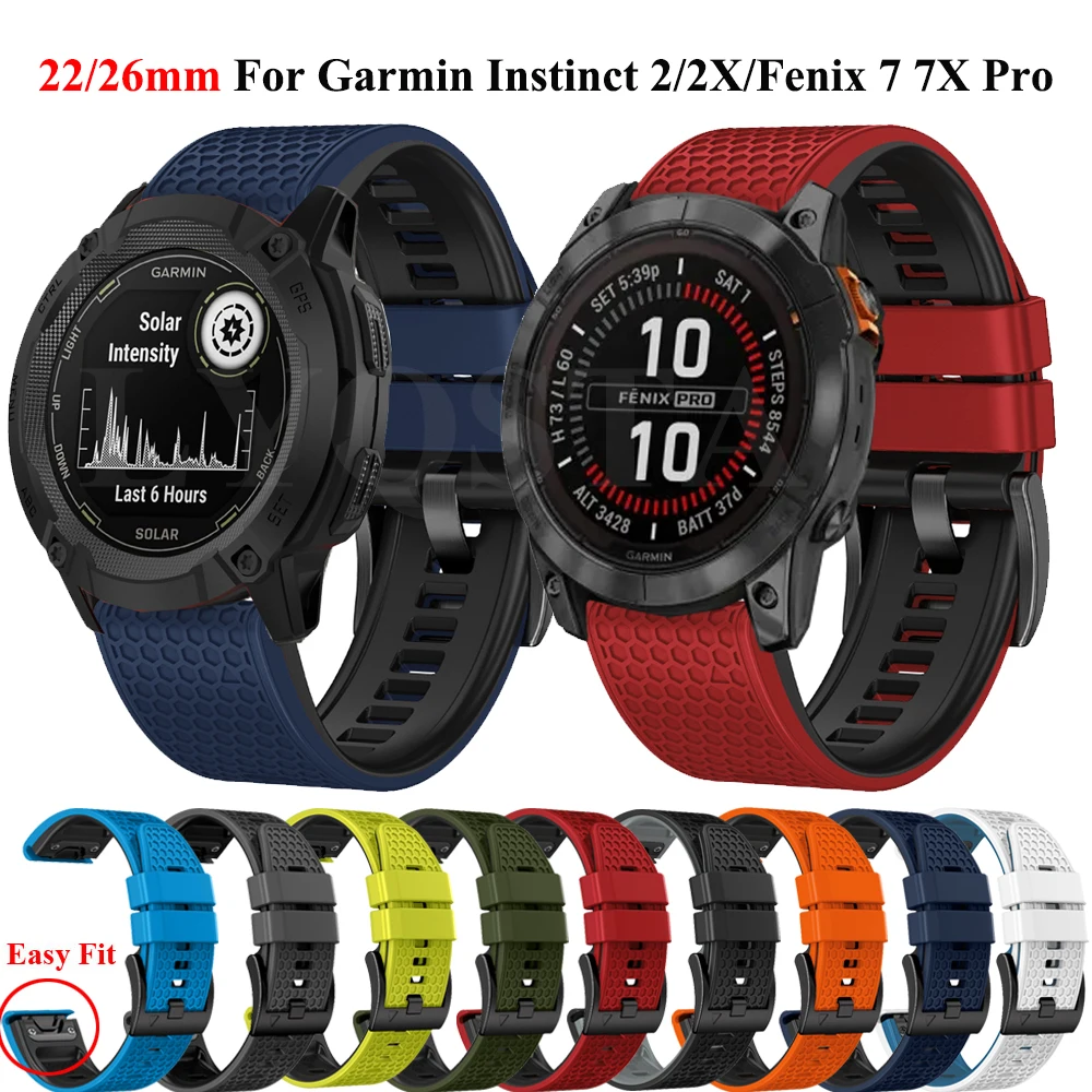 Enhanced QuickFit Silicone Watch Band - Durable Strap with Bracelet Accessories