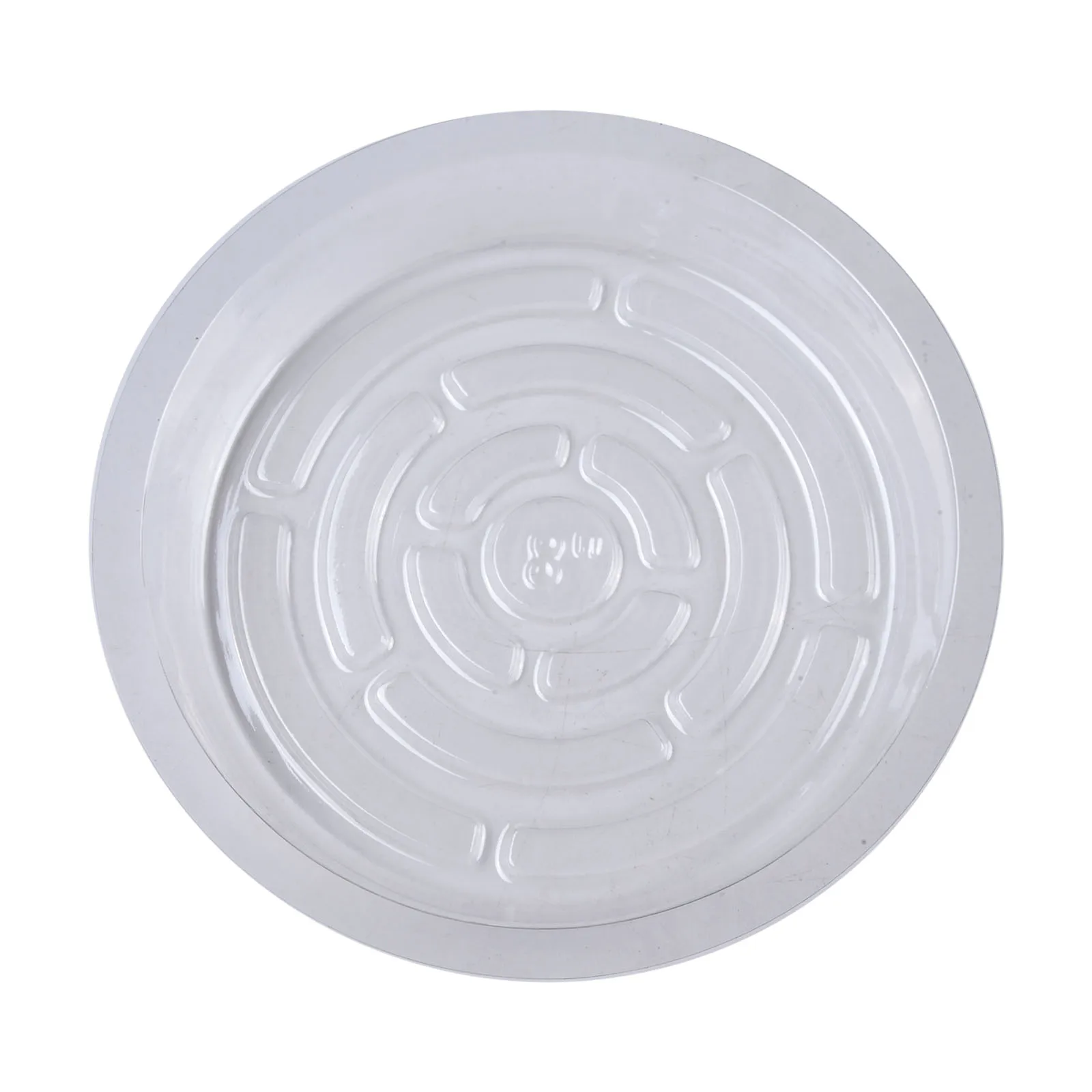 10PCS Plant Saucers 30cm Flower Pot Drip Trays Clear Snack Container Desktop Trash Storage For Indoor Outdoor Plant Garden Clear
