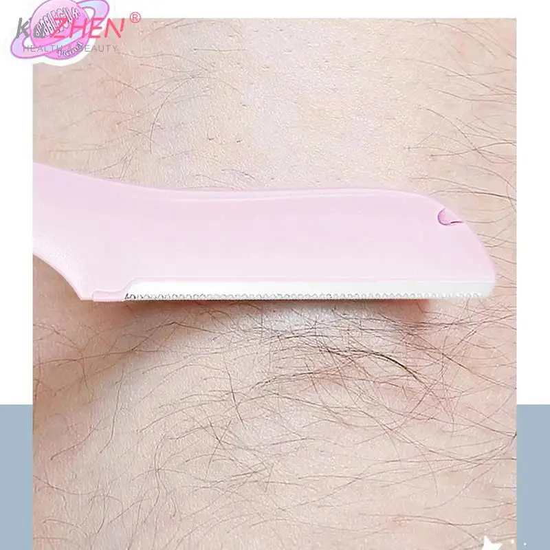 Rabbit Facial Blades Shaping Knives Eyebrow Trimmers Eyebrow Shaver Safe Face Hair Removal Razor Blades Make Up Tools For Women 5