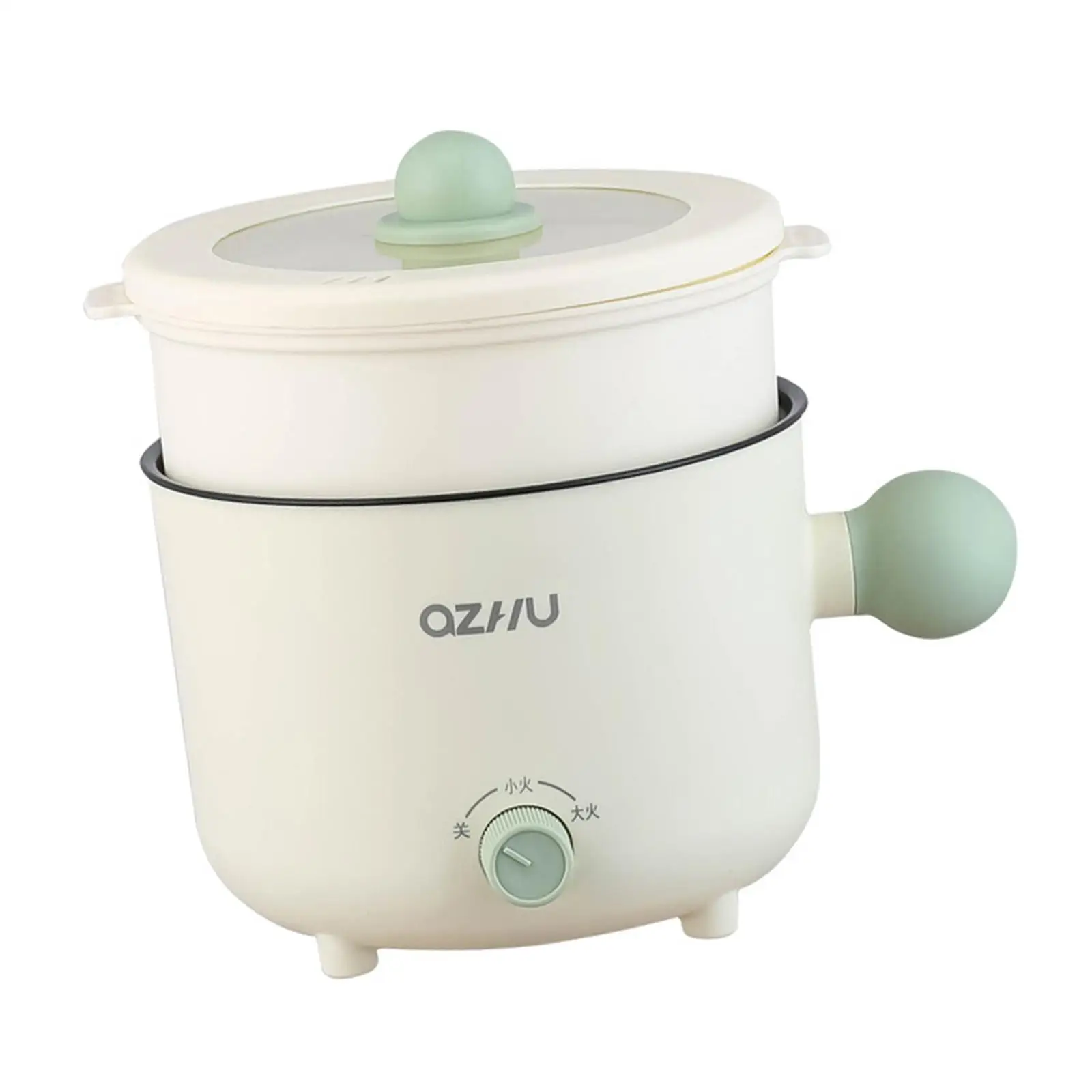 Electric Pots Nonstick Multipurpose Electric Skillet for Eggs Ramen Cooking 3