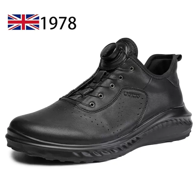 Business Casual Genuine Leather Men shoes Spring and Autumn soft bottom anti-skid shoes for men