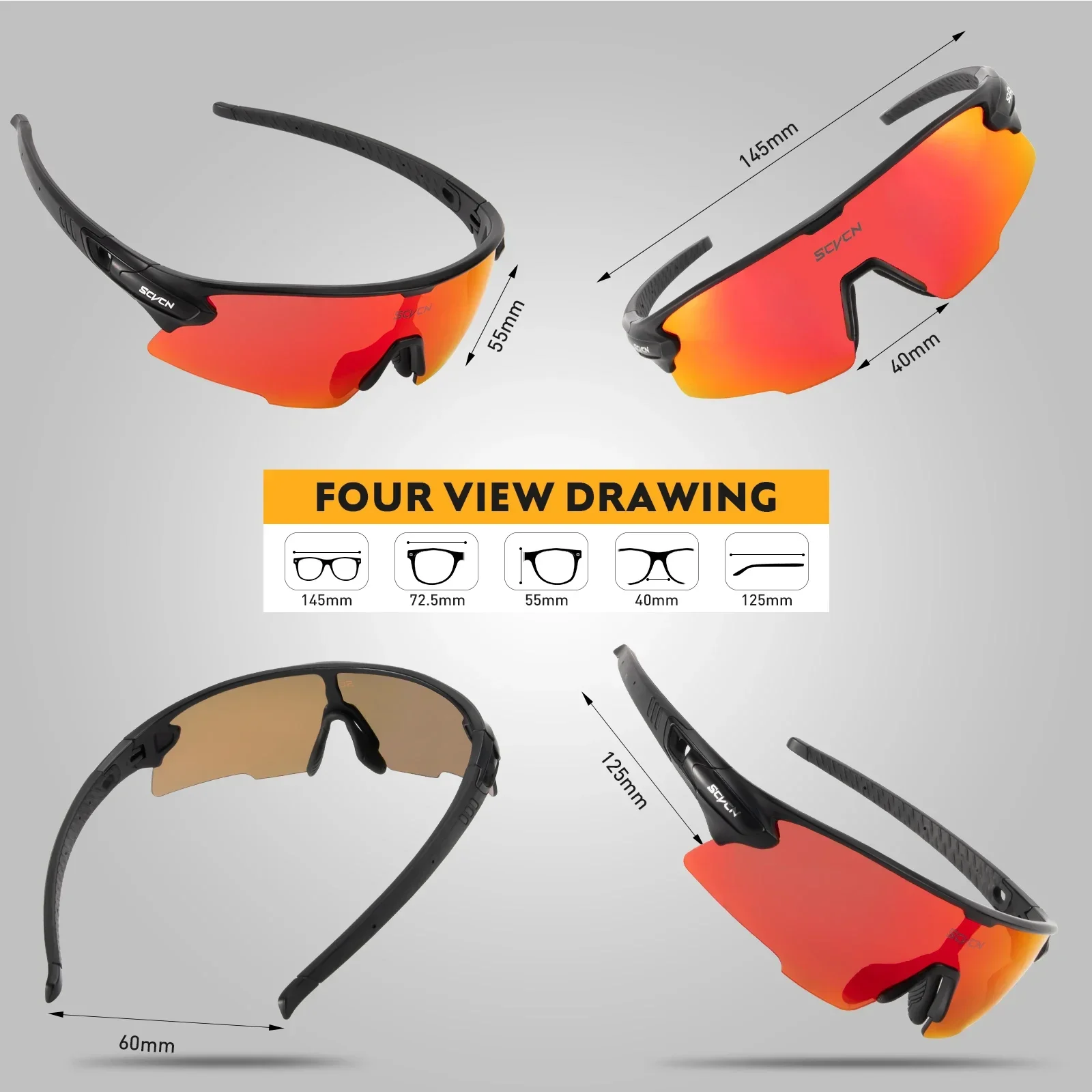 UV400 Cycling Sport Glasses 6