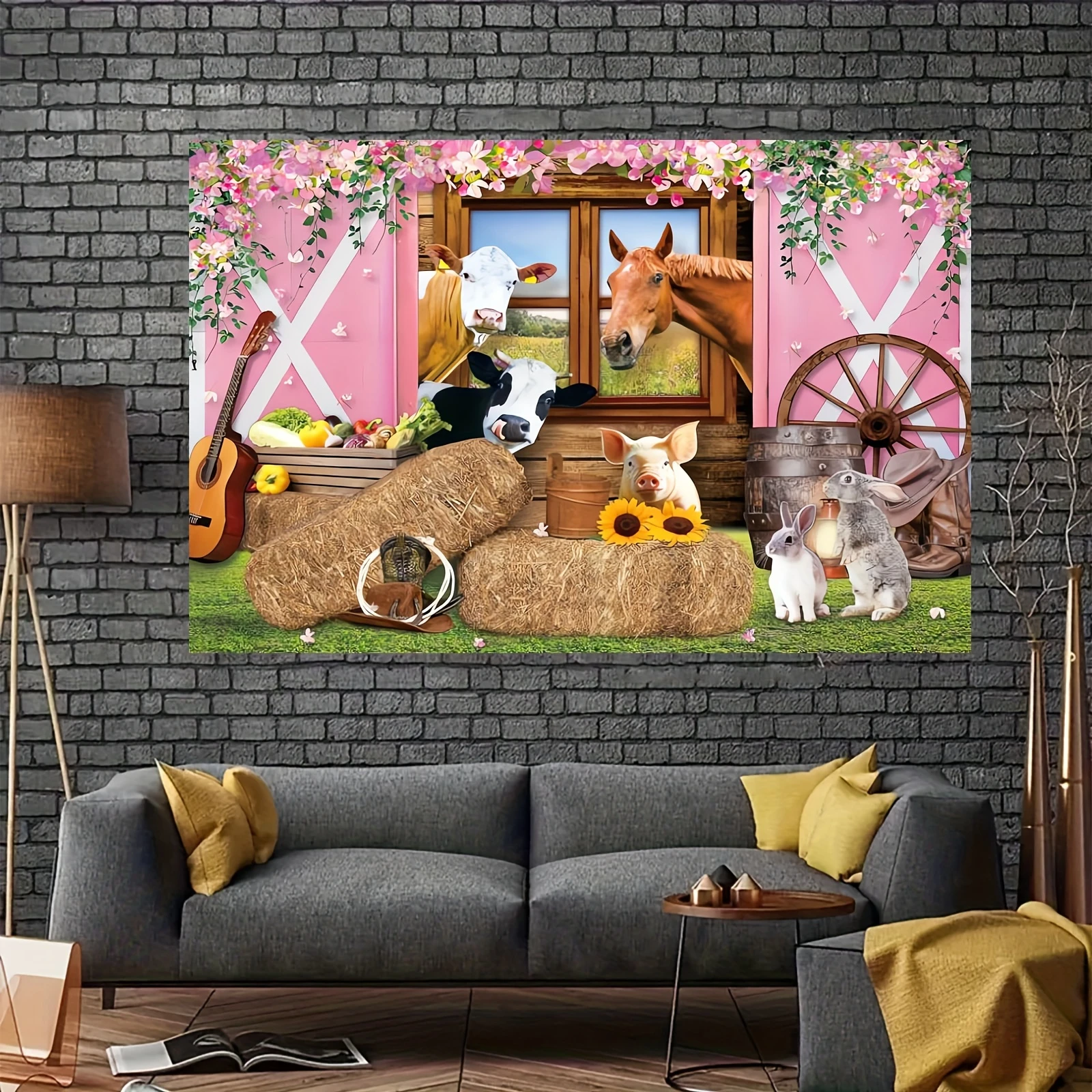 Pink Barn Photo Background: The Ultimate Rustic Cowgirl Birthday Party  Essential, image size:1600x1600