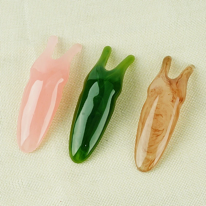 

Worm Shape Gua Sha Scraping Board Massage Stick Dredge Meridians Body Care