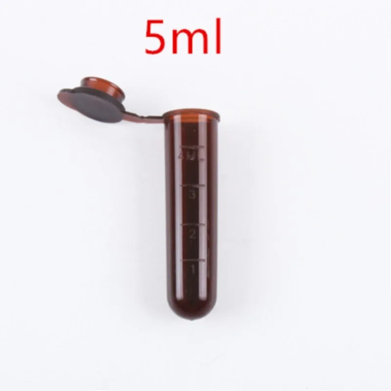 0.5/1.5/2/5/10/15ml plastic brown lucifugal centrifuge tube Micro Laboratory Test Tubing Vial lab sample container with cap plastic test tubes centrifuge tube