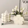 European Ceramic Tissue Box Creative Marshmallow Decorative Roll Organizer Living Room Desktop Tissue Canister Home Decoration 4