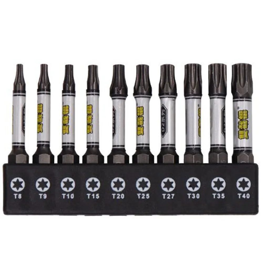 Description Picture 6 of item10pcs Screwdriver With 10Holes Bit Holder Magnetic Impact Cross Hexagonal Torx Universal 1/4inch Hex Shanks Installation Parts