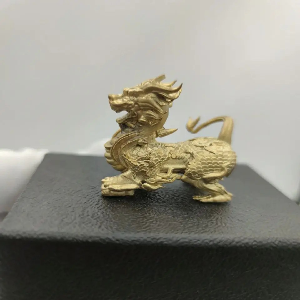 

Wangcai Zhaocai car interior pure copper ornaments, office decorations, Rui beast ornaments handicrafts