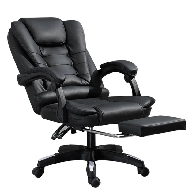 Leather Massage Office Chair - Rotating Style, Comfortable
