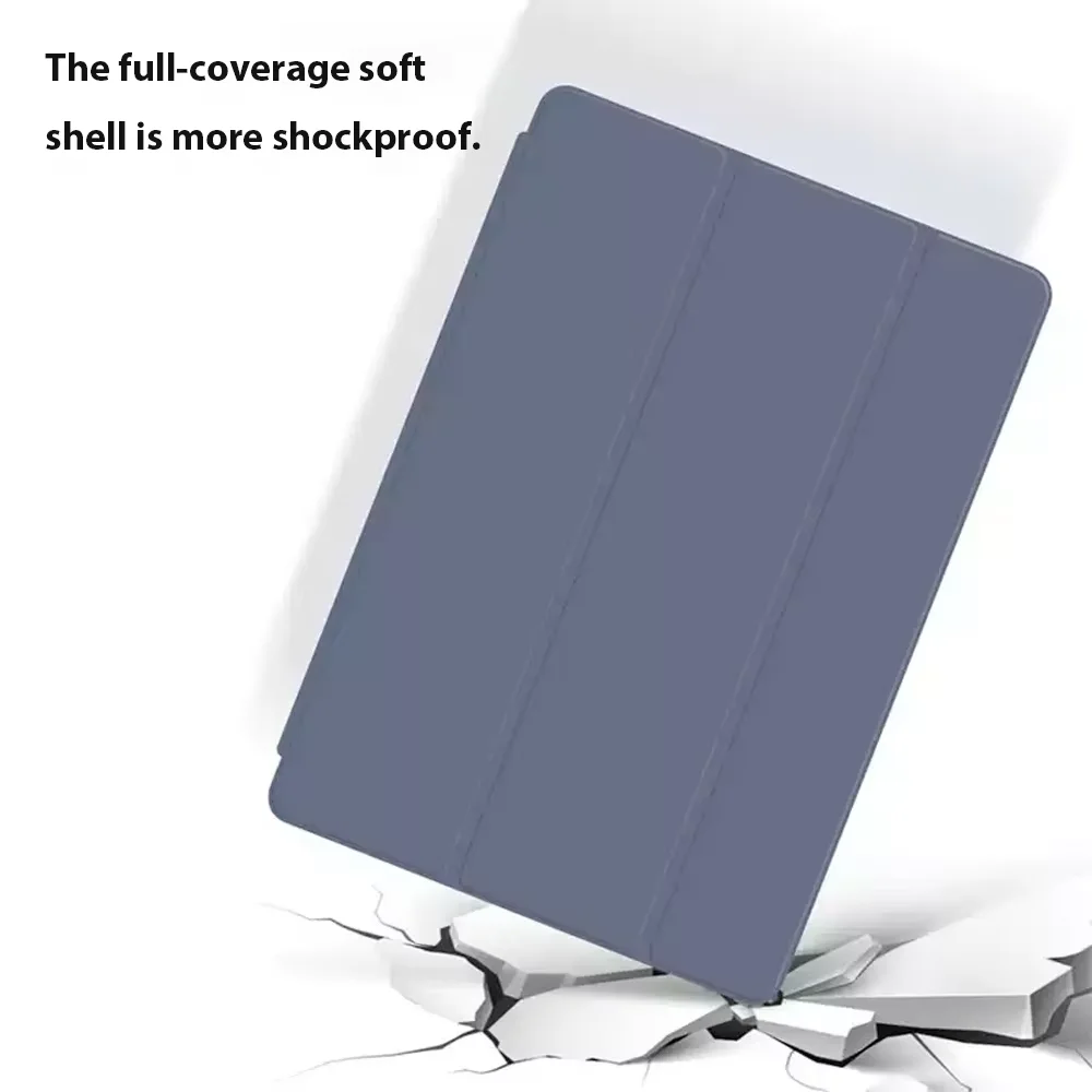 Magnetic Tablet Case with Smart Cover Flip Stand and Soft TPU Back