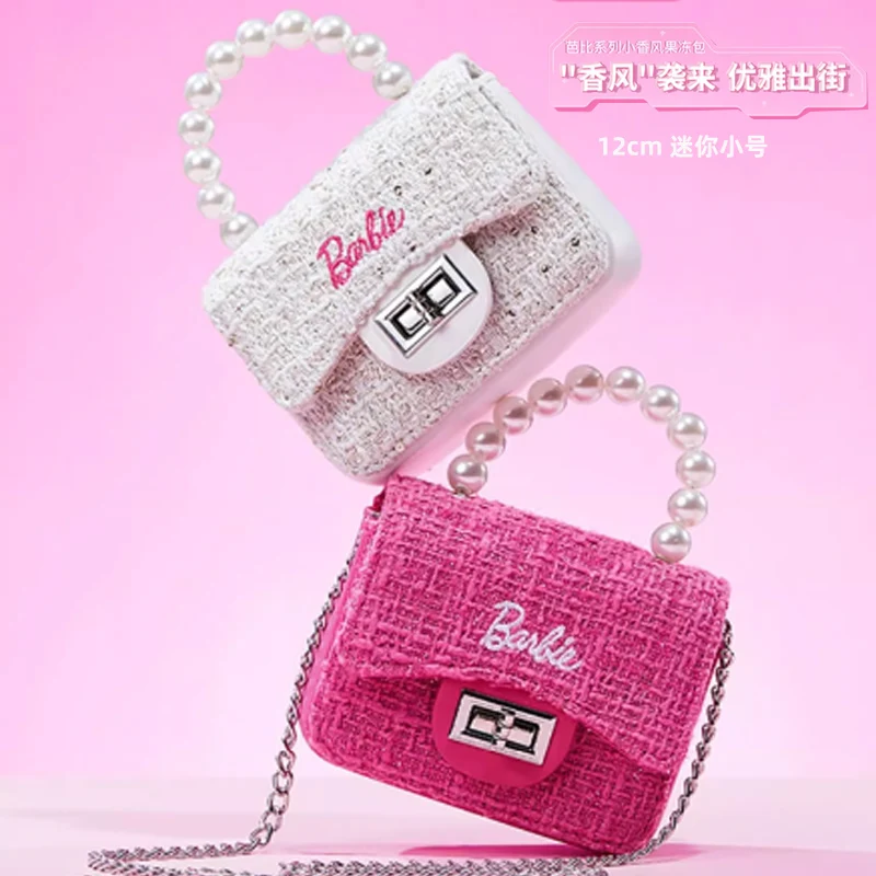 

Миниатюрная сумка-желе MINISO Barbie Co, брендовая подарочная сумочка через плечо с цепочкой для девушек, подарок на день рождения, новый год