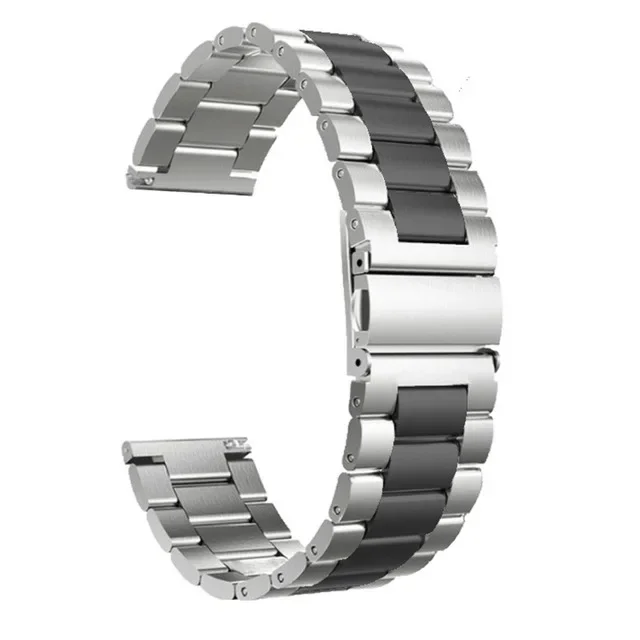 Universal Stainless Steel Watch Strap – Adjustable 18-24mm Width