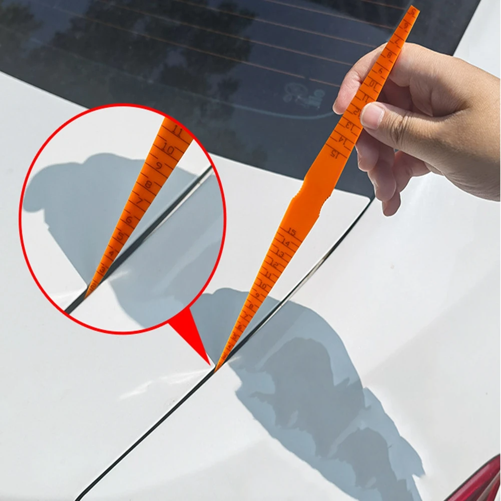 

1PC Car Hood Gap Measuring Ruler Panel Body Alignment Tools Portable Car Mdoor Panels Easuring Ruler Covers Exterior Accessories