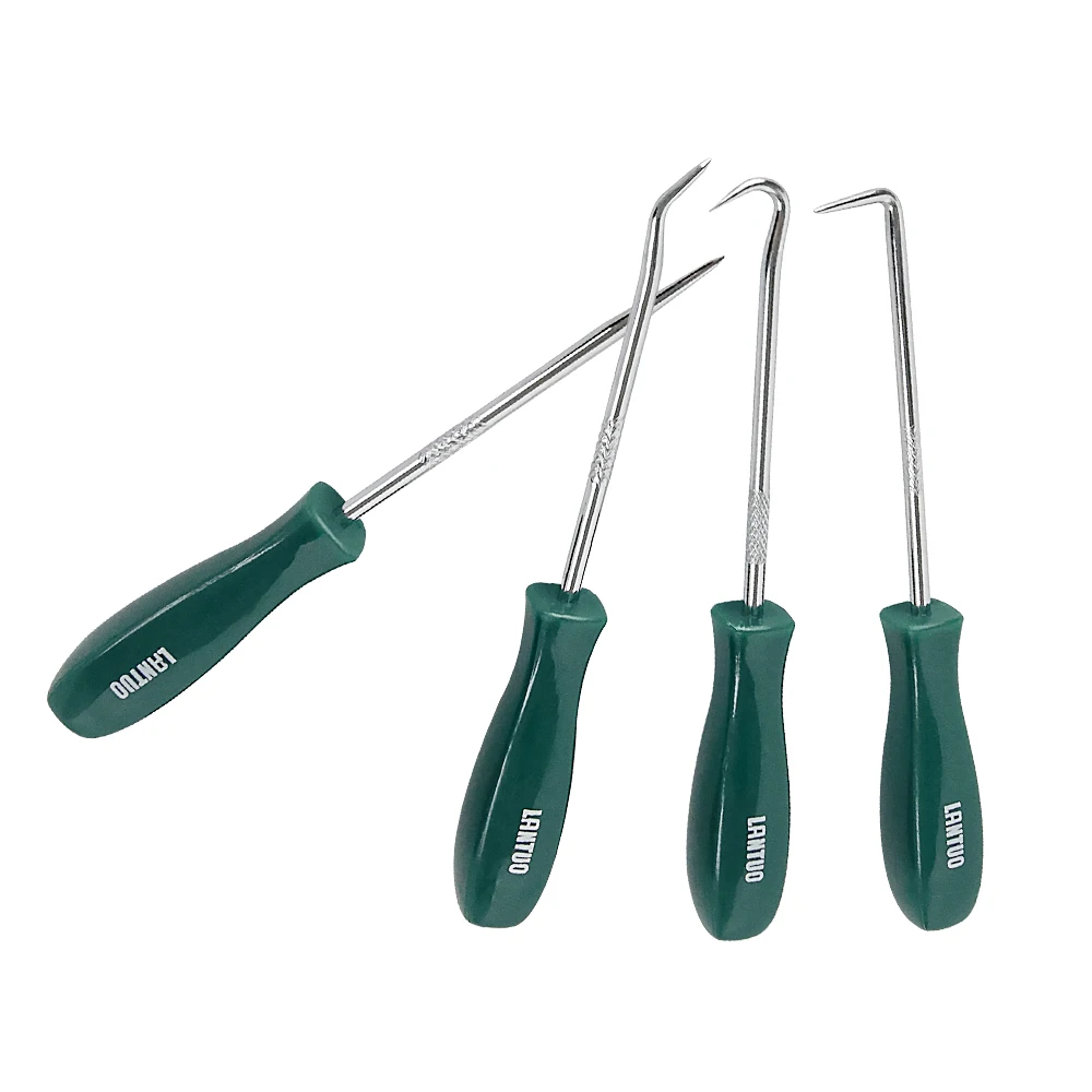 Oil Seal Screwdrivers Car Auto Vehicle Oil Seal Screwdrivers Set O-Ring Gasket Puller Remover Pick Hooks Tools 4Pcs