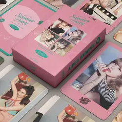54Pcs/Set The Feels High Quality Photocards Kpop TWICE 4TH WORLD TOUR Lomo Cards New Photo Album  K-pop TWICE New Arrivals