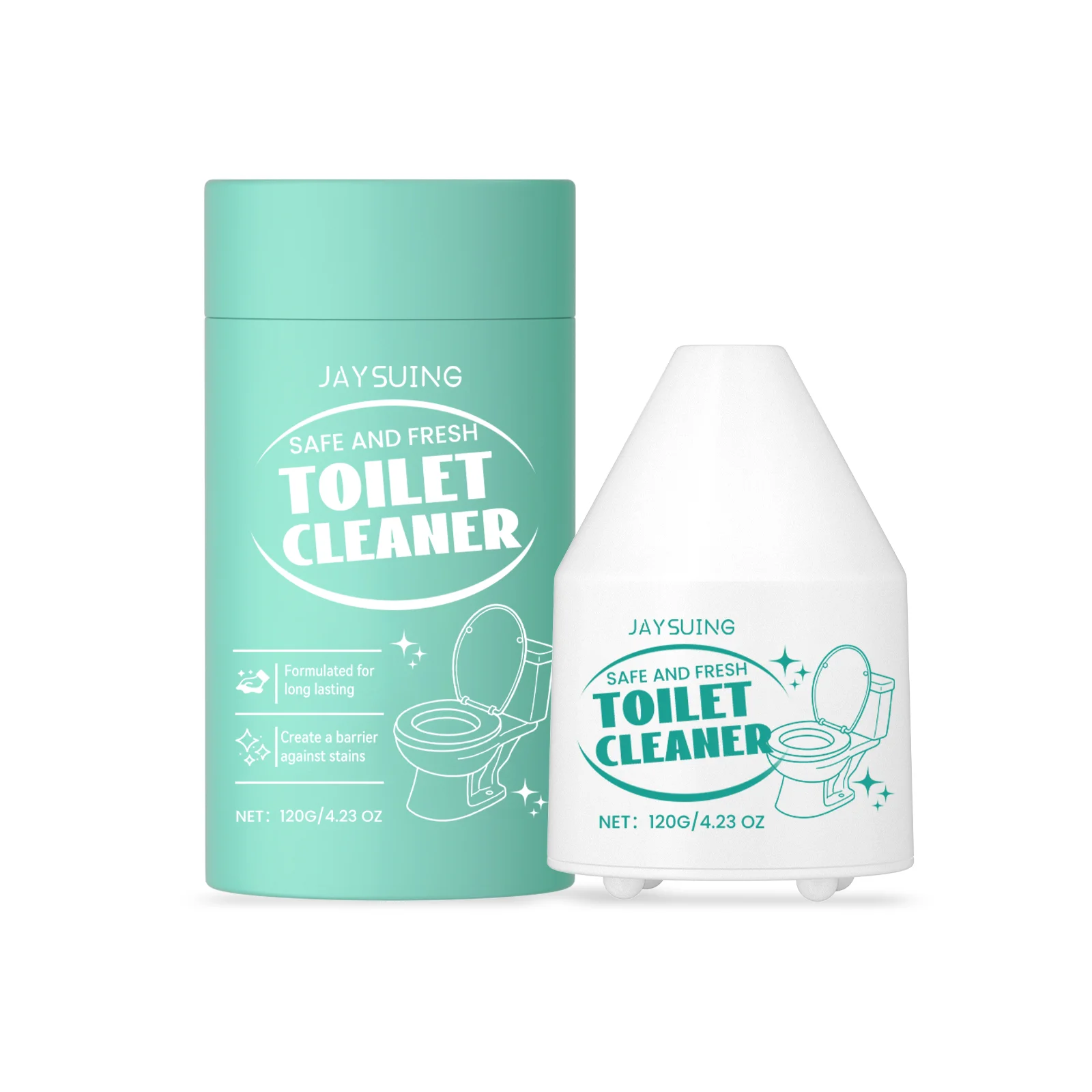 Jaysuing Toilet Bowl Cleaner Powerful Stain & Odor Remover Leaves Fresh Fragrance Effective Cleaning Solution