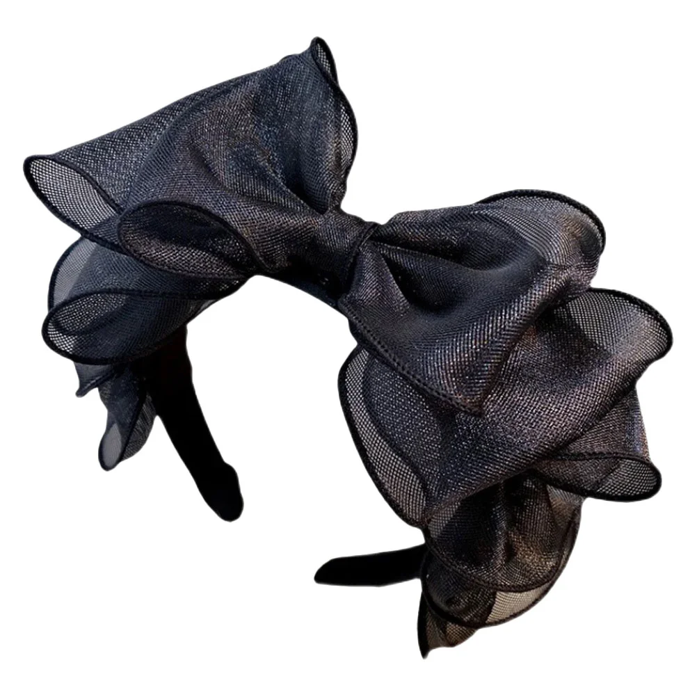 

Hair Band Lace Headdress Lovely Bow-knot Girl Cosplay Headdress Hair Decor