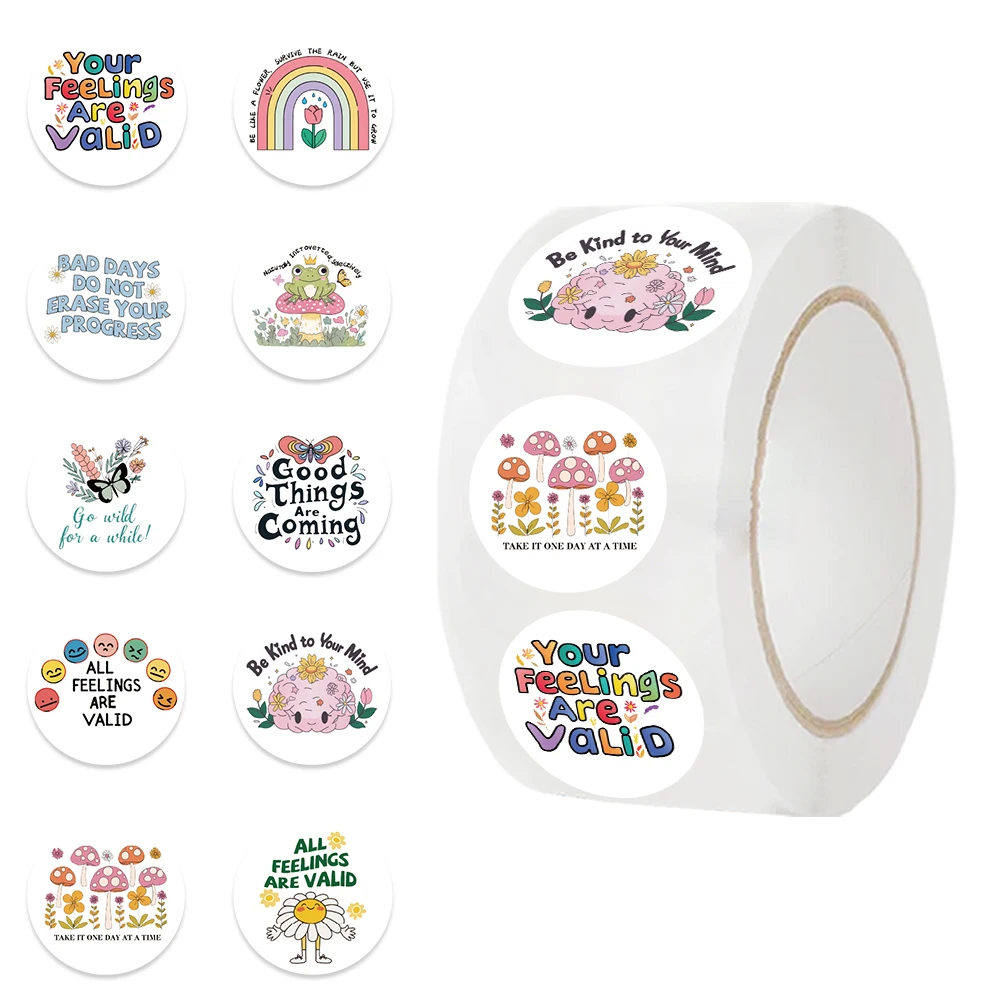 500 Piece Mental Health Awareness Sticker Set