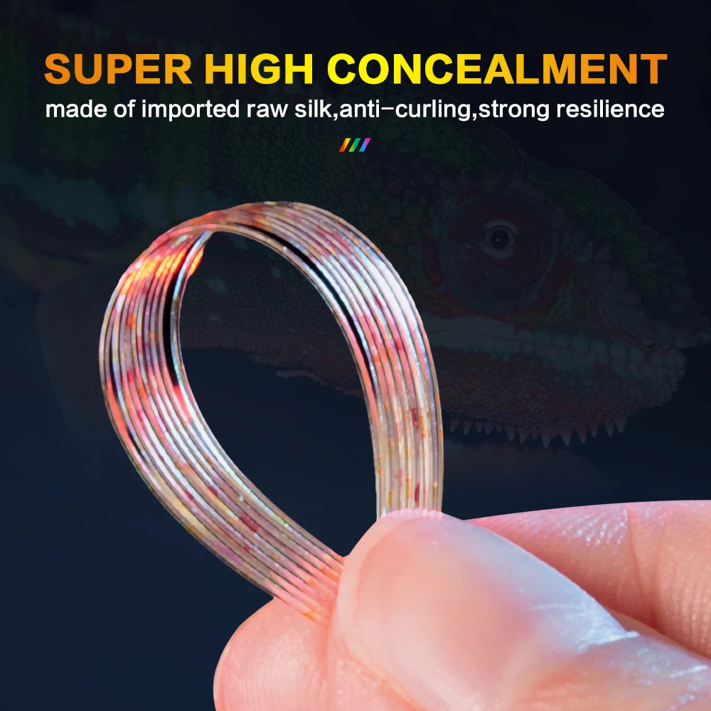 ZUKIBO 3000M Spotted Camo Fishing Line 3D Super Invisible Strong Fluorocarbon Coated Monofilament Sinking Line Fly Line pesca 4